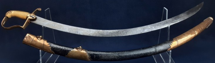 British Circa 1801 Georgian Infantry Grenadier Officers Sabre 2